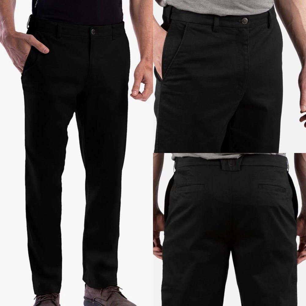 ScotteVest Black Pants Mens Size 34 x 30‎ Hidden Cargo Performance Travel Hiking